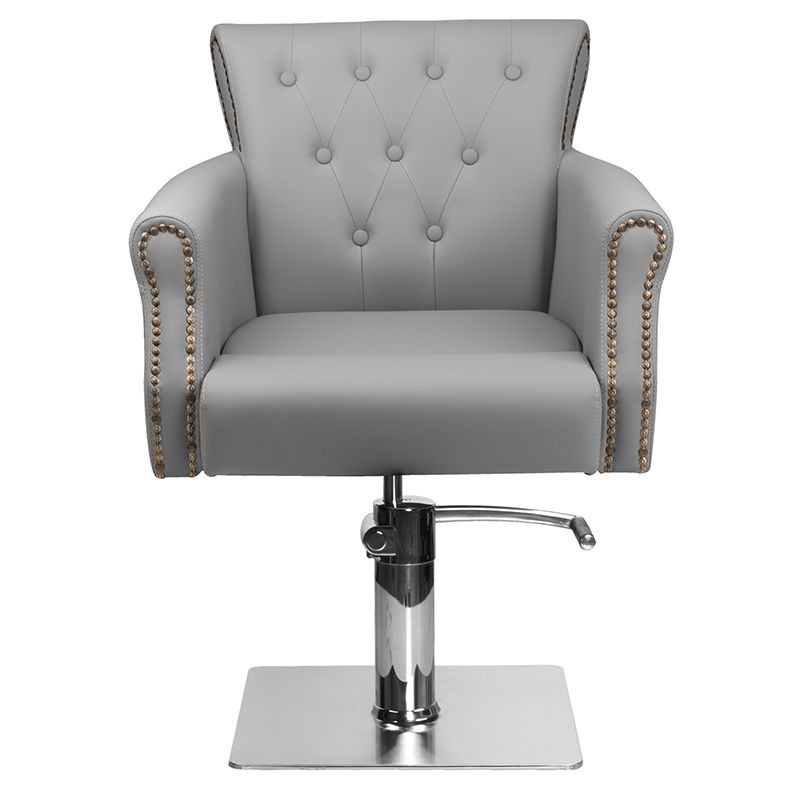 Hair system barber chair ber 8541 gray
