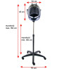 Gabbiano standing dryer li-202s two speeds black