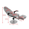Hydraulic podiatry chair azzurro 713a gray