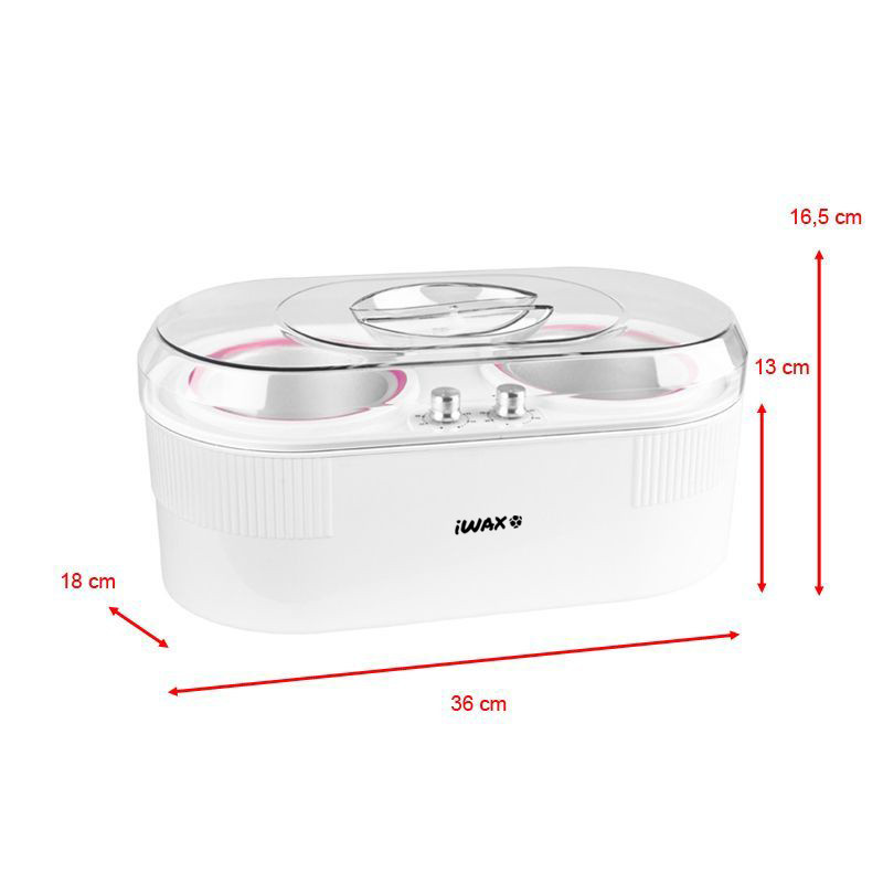 Wax heater 2in1 can 400ml + 800ml 400w