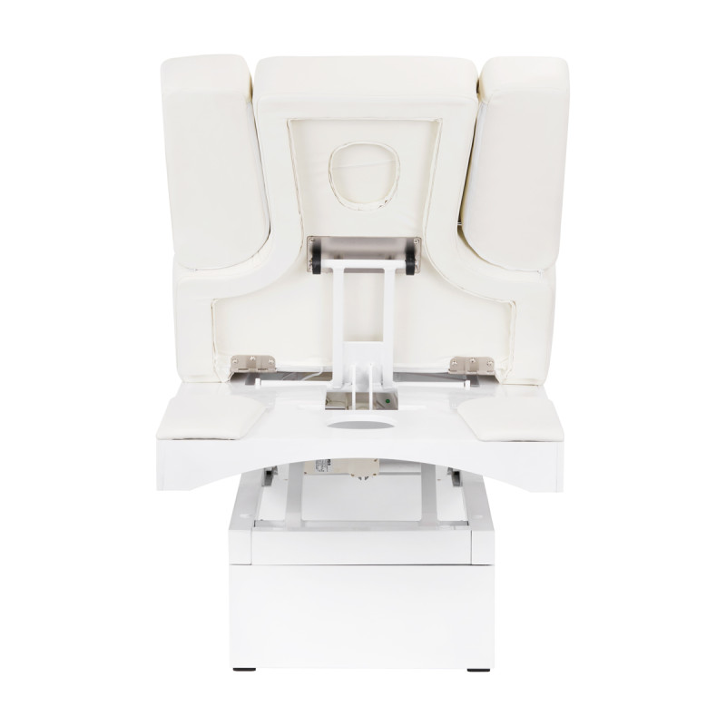 Spa cosmetic couch azzurro 815b in shiny white
