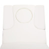 Spa cosmetic couch azzurro 815b in shiny white