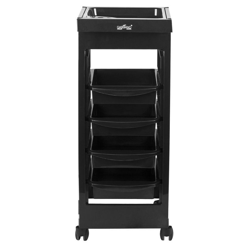 Gabbiano hairdressing trolley 048A black