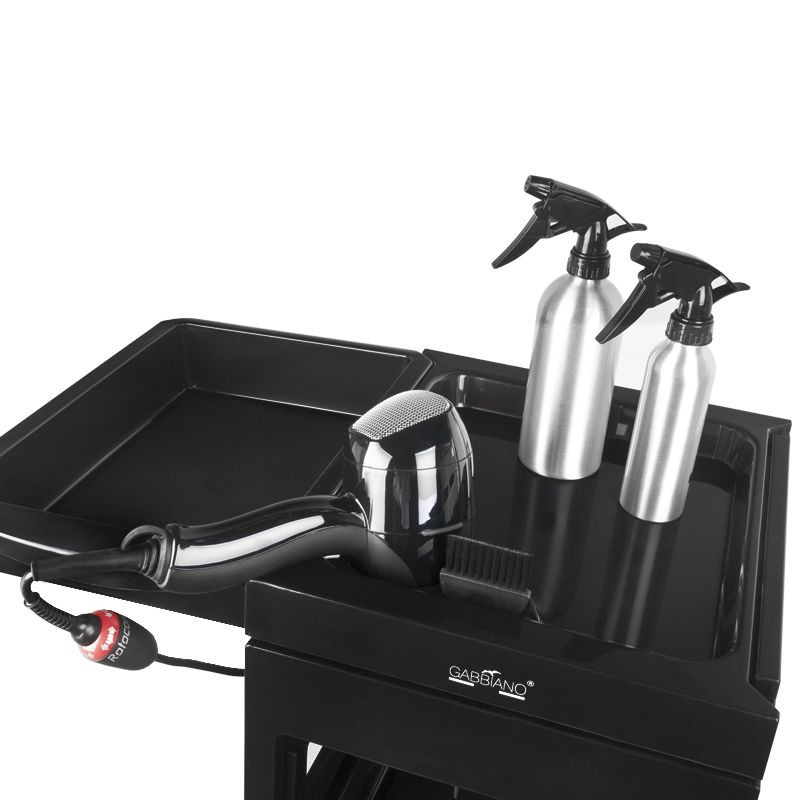 Gabbiano hairdressing trolley 048A black