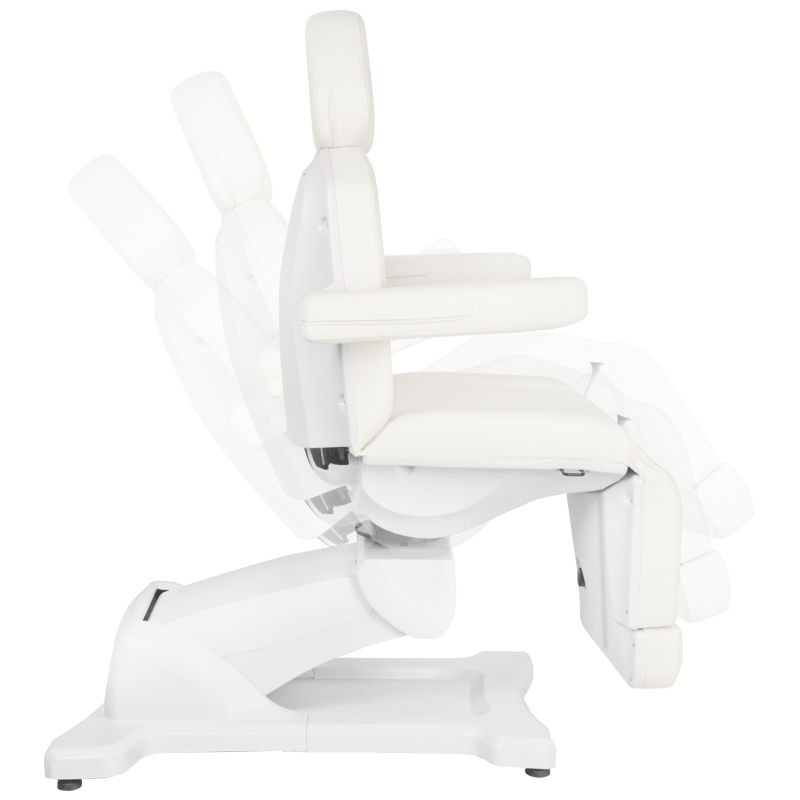 Electric cosmetic chair azzurro 869as pedi 5 motor rotary white