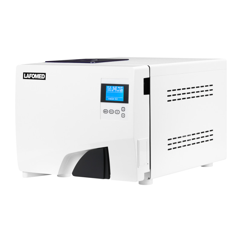 Lafomed autoclave premium line lfss08aa lcd with 8l class b medical printer