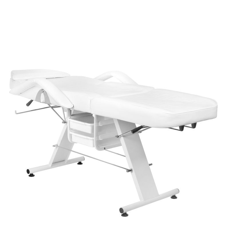 Basic 202 cosmetic chair with trays white