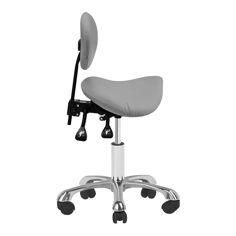 Cosmetic stool 1025 gray giovanni