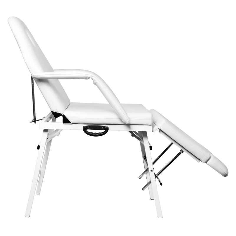 Folding cosmetic chair p270 pedi white