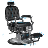 Gabbiano Ernesto barber chair in black