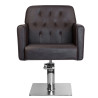 Gabbiano hamburg brown hairdressing chair