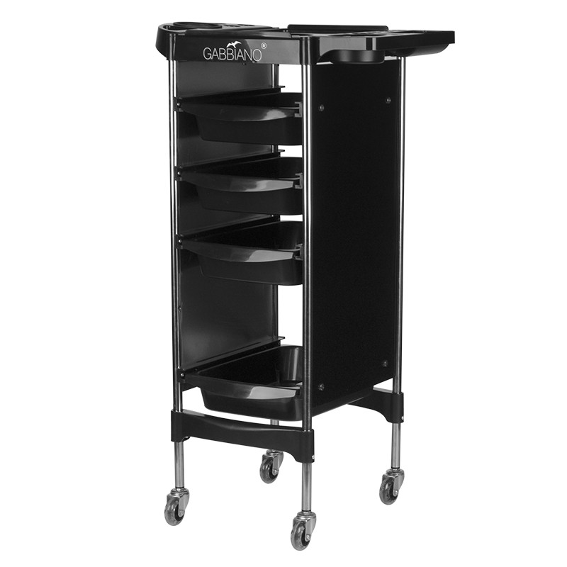 Gabbiano hairdressing trolley fx11-2 black