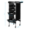 Gabbiano hairdressing trolley fx11-2 black
