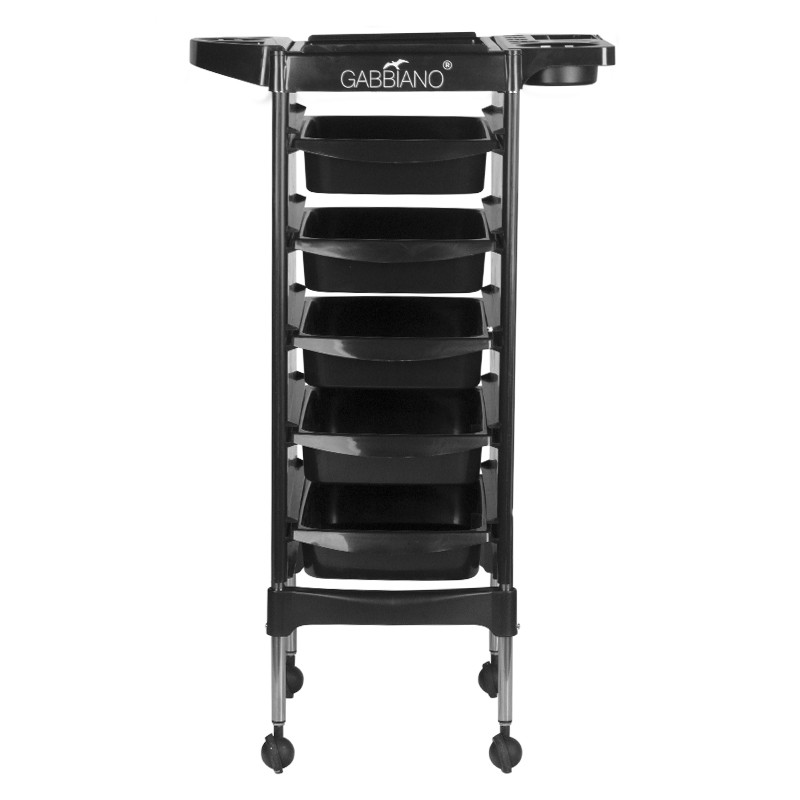 Gabbiano hairdressing trolley fx11-5 black