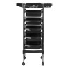 Gabbiano hairdressing trolley fx11-5 black
