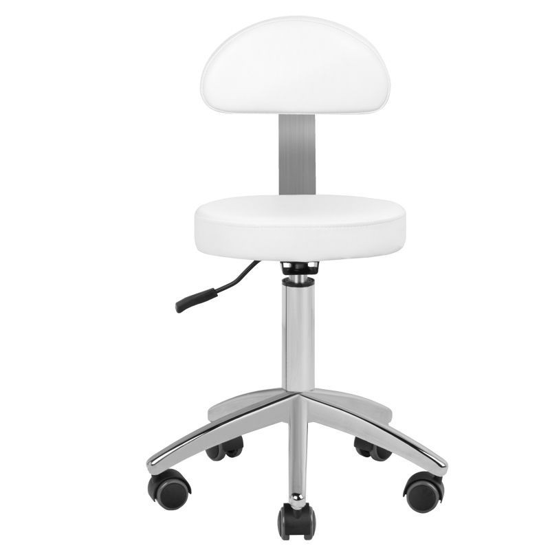 Electric cosmetic chair lux 273b + stool 304 white