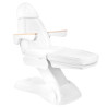 Electric cosmetic chair lux 273b + stool 304 white