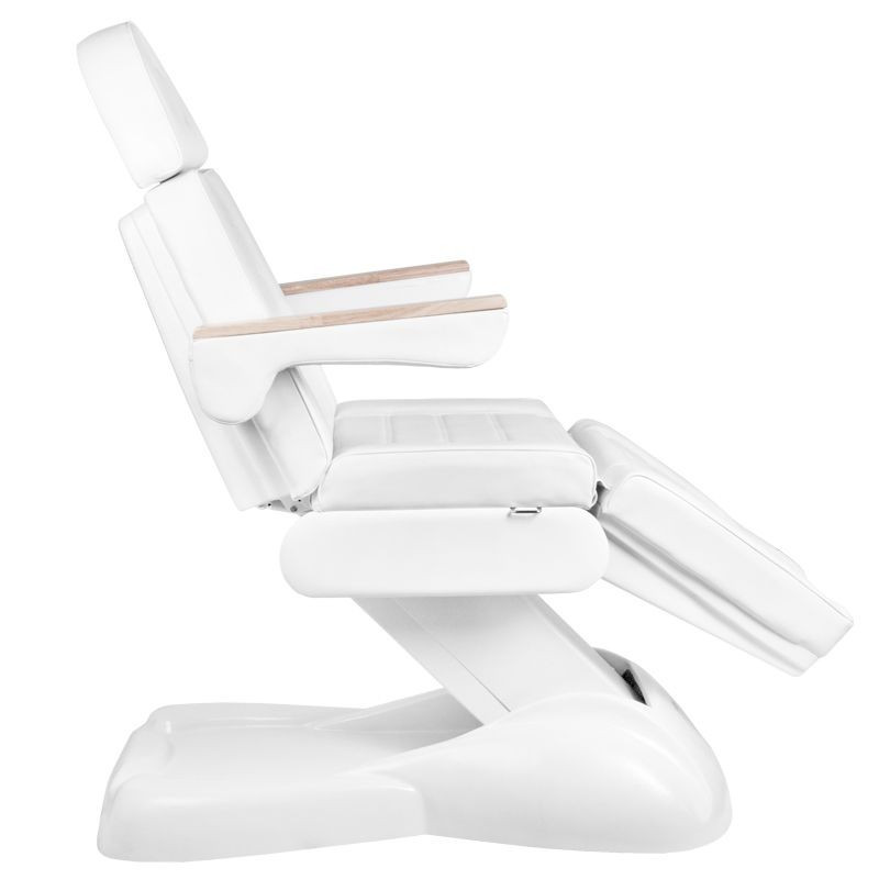 Electric cosmetic chair lux 273b + stool 304 white