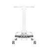 Comfort pedicure tray on wheels with lift function