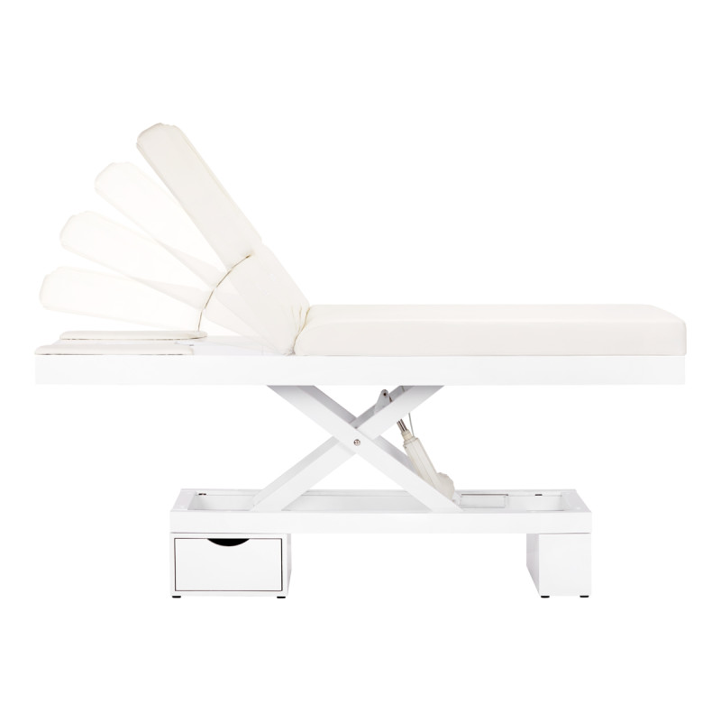 Spa cosmetic bed azzurro 815b glowing white heated