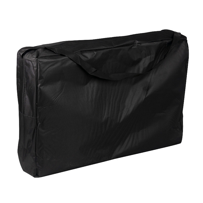 3-section black comfort massage table made of aluminum