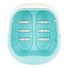 Pedicure bowl with blue lich rollers