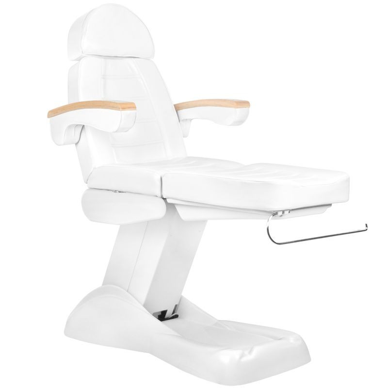 Electric cosmetic chair lux white / beech 3m