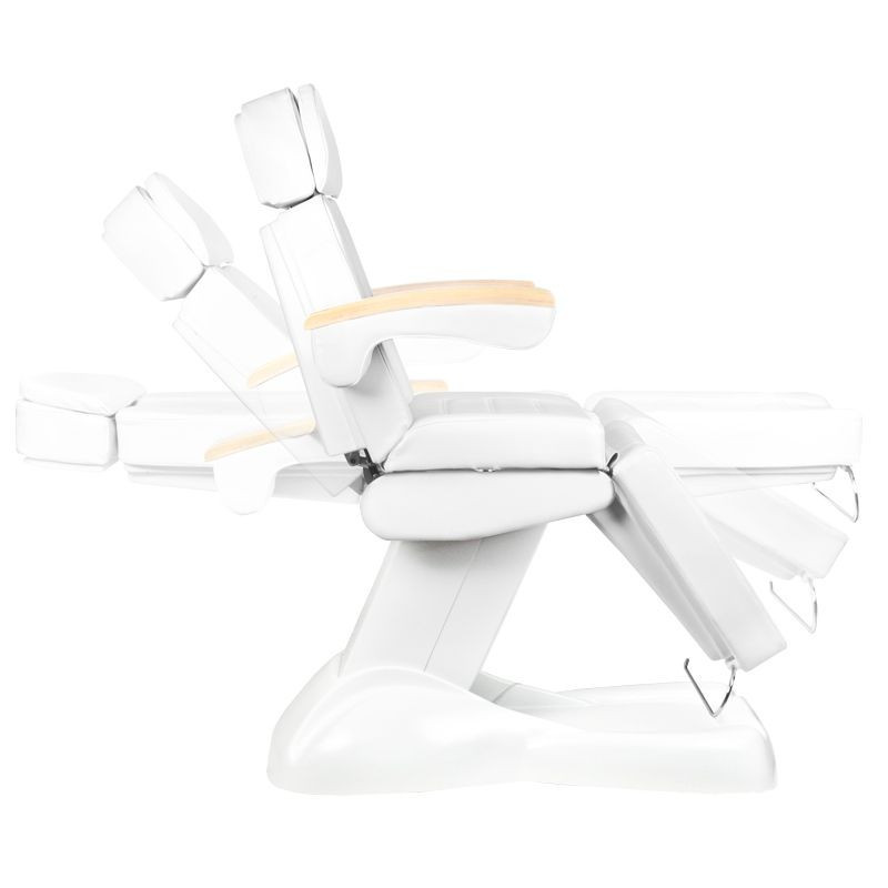 Electric cosmetic chair lux white / beech 3m