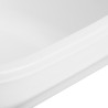 White pedicure tray Simple