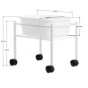 White pedicure tray Simple