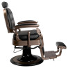 Old Ernesto Black Barber Chair Gabbiano