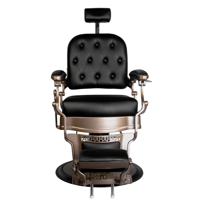 Old Ernesto Black Barber Chair Gabbiano