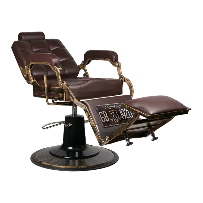 Brown Boss Barber Chair Gabbiano