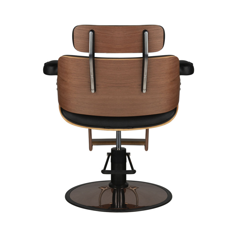 Gabbiano hairdressing chair florence black walnut