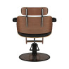 Gabbiano hairdressing chair florence black walnut