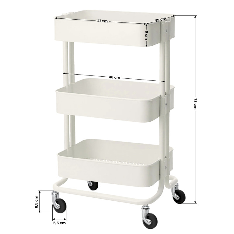 Table - cosmetic helper hs05 white