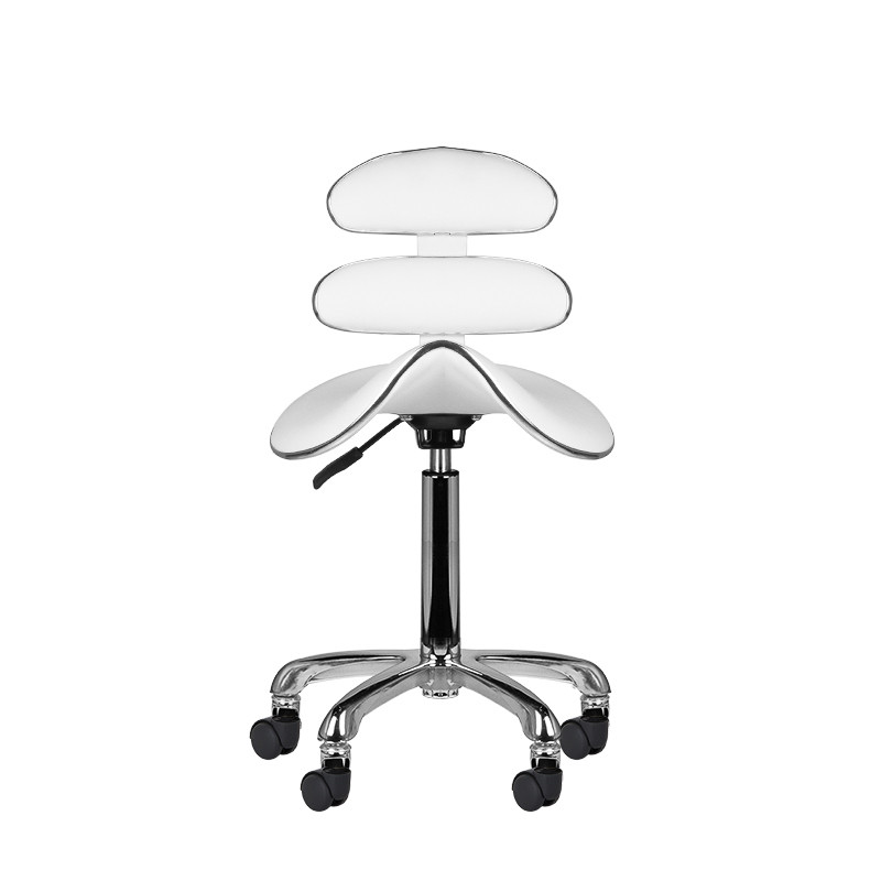 Roll speed am-880 cosmetic stool white