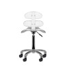 Roll speed am-880 cosmetic stool white