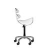 Roll speed am-880 cosmetic stool white