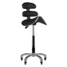 Roll speed am-880 black high cosmetic stool