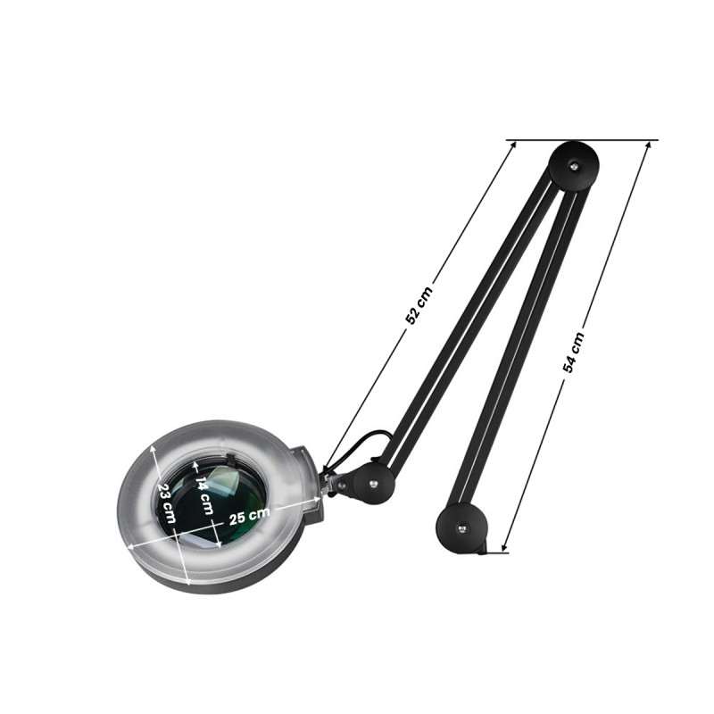 S4 magnifier lamp + black tripod