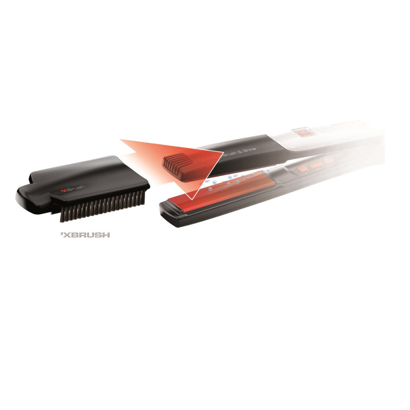 Valera swiss'x agility shine brush straightener