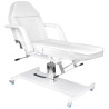 Cosmetic chair hyd. basic 210 white on wheels