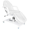Cosmetic chair hyd. basic 210 white on wheels