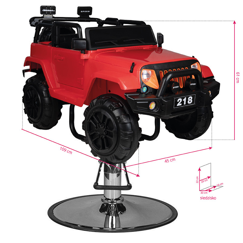 Children's SUV car barber chair