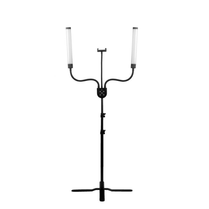 LED lamp for eyelashes and makeup polluks iv type msp-mj-02 black with a remote control