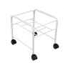 Simple pedicure tray with white wheels