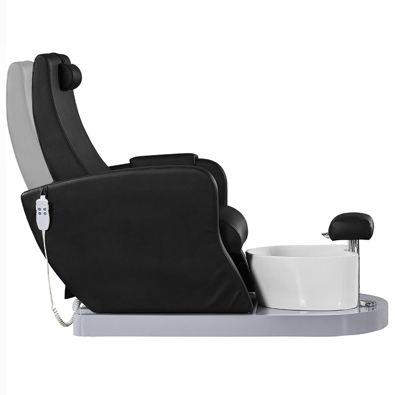 SPA ARMCHAIR FOR PEDICURE AZZURRO 016A BLACK WITH HYDROMASSAGE