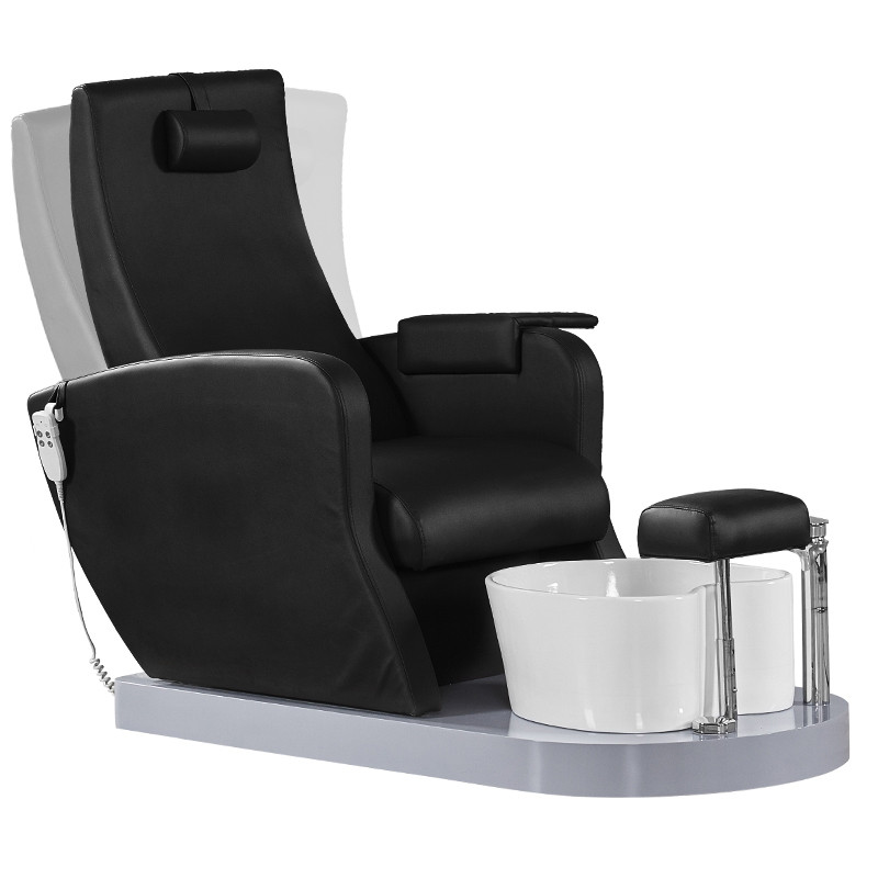 SPA ARMCHAIR FOR PEDICURE AZZURRO 016A BLACK WITH HYDROMASSAGE