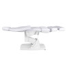 Electro-floor cosmetic chair kate 4 strong. white